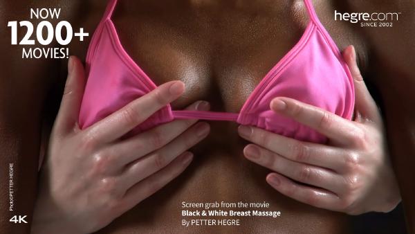 Screen grab #3 from the movie Black And White Breast Massage