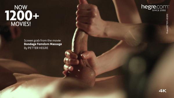 Tangkapan layar # 4 dari film Perbudakan Femdom Pijat
