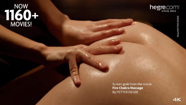 Screen grab #2 from the movie Fire Chakra Massage