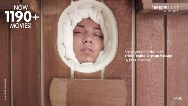 Kuvakaappaus #1 elokuvasta TripleTropical Orgasm Hieronta