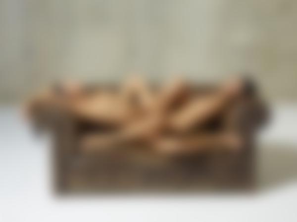 Image #10 from the gallery Nicole and Gloria Chesterfield loveseat